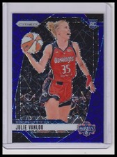 2024 Panini Prizm WNBA #42 Julie Vanloo Blue Velocity Prizms