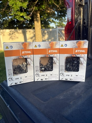 #ad Stihl 20quot; Chainsaw Chain 26RS 81 .325quot; Pitch .063quot; Gauge 3 Pack $78.00