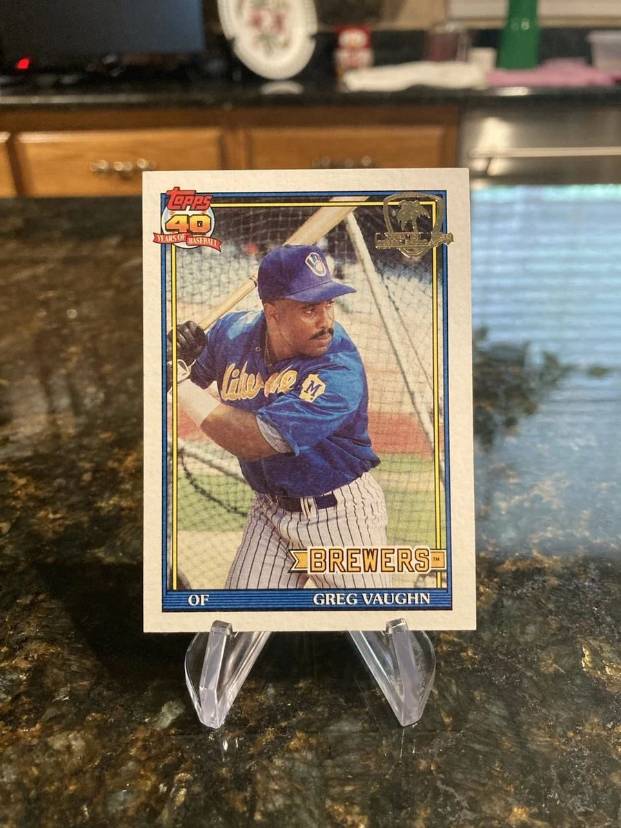Las mejores ofertas en Greg Vaughn béisbol tarjetas de colección