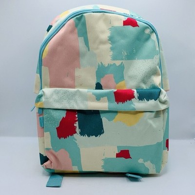 Thirty-One School Backpack Painted Streaks Abstract Modern Classic  15 x 13 x 6''
