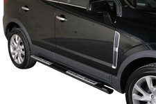 Schwellerrohre Design SCHWARZ für OPEL Antara L-A 2011> Facelift mit TÜV