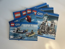 LEGO City Prison Island 60130 Complete Set w/ Police Minifigures & Instructions