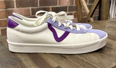 Vans Tri-Tone Sport Low Skate Shoes Purple VN000CTEPRP - US M 8.5/W 10.0
