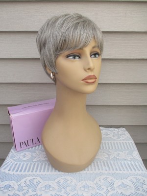 Paula Young Wig CASEY Size PETITE Color #51 PRETTY PEWTER 