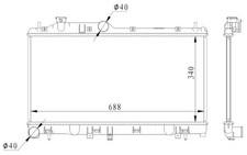 NRF Kühler, Motorkühlung passend für SUBARU