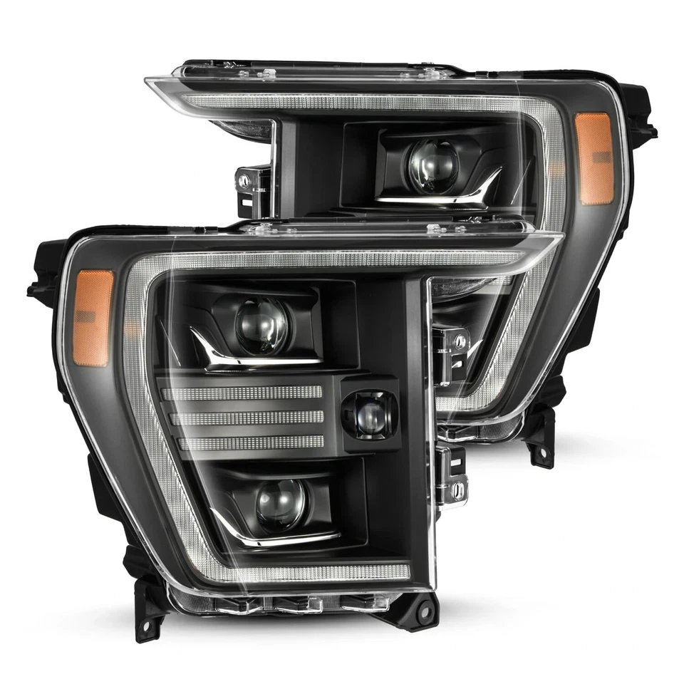 AlphaRex For 21-22 Ford F150 PRO-Series Projector Headlights Alpha Black - Image 2 of 4