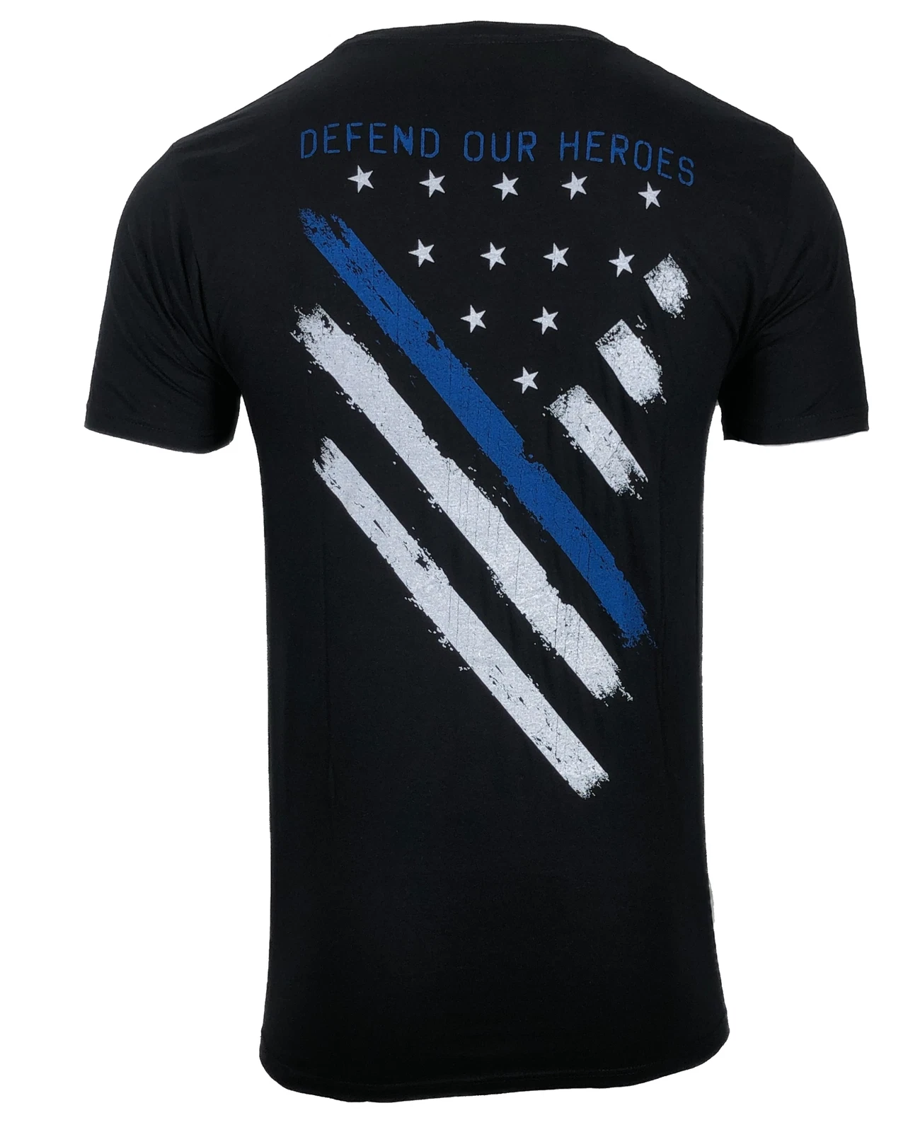 Howitzer Style Men's T-Shirt DEFEND OUR HEROES Black Military Grunt S M L XL 2XL