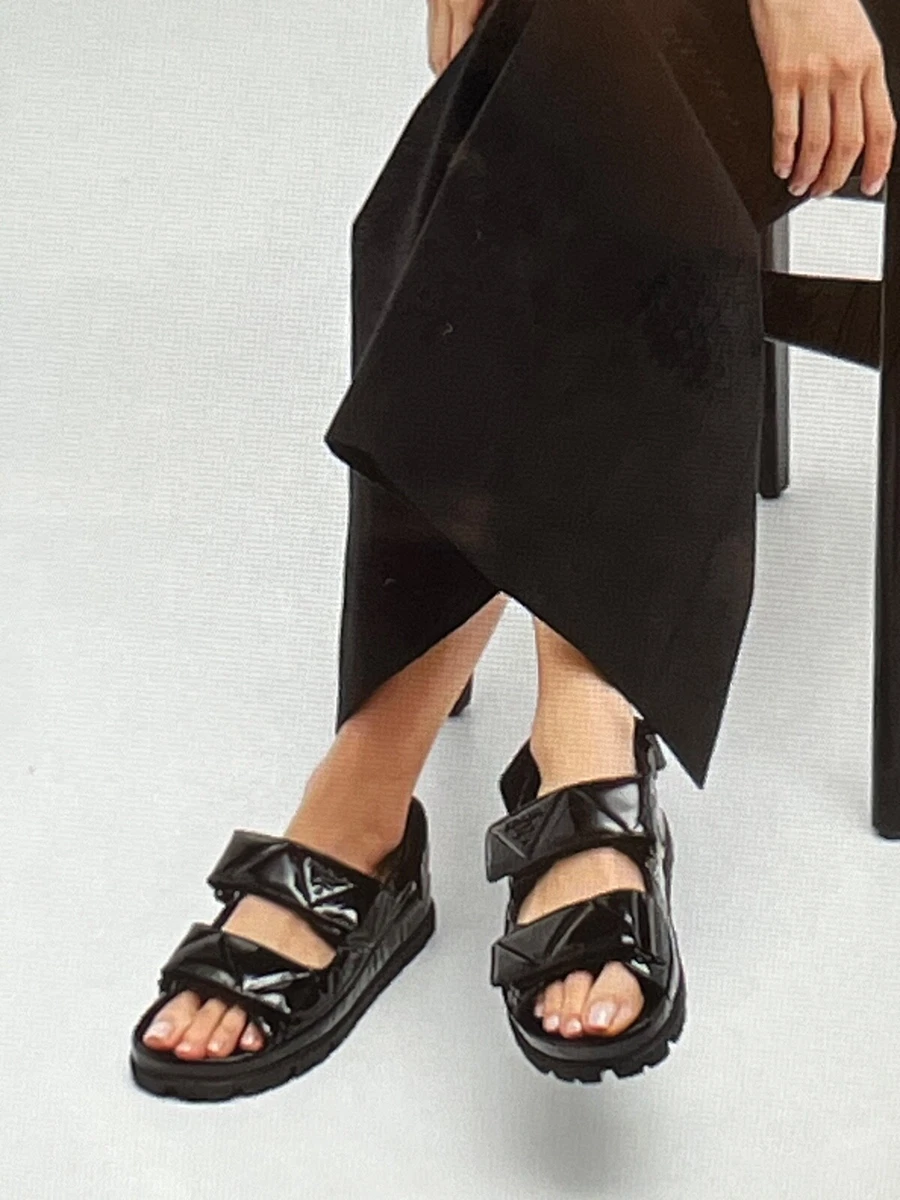 PRADA Women's Patent Leather Sandals and Flip Flops for sale | eBay