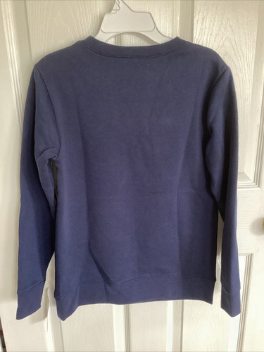 Champion Girls Crew Sweatshirt Athletic Navy XL - Picture 2 of 2