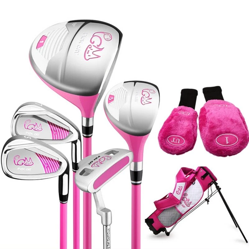 Kids Golf Club Full Set Beginner's Golf Training Set Wood Iron Swing Putter New - Image 3 of 4