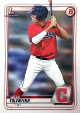 2020 BOWMAN DRAFT - PROSPECT - MILAN TOLENTINO (#BD-4)