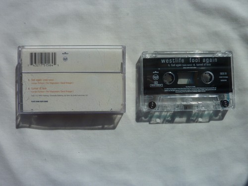 Westlife Fool Again 2 track UK cassingle cassette tape single - Picture 3 of 3