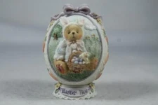 Cherished Teddies '1996 Dated Egg' Bear Dressed As Bunny #156507 New In Box