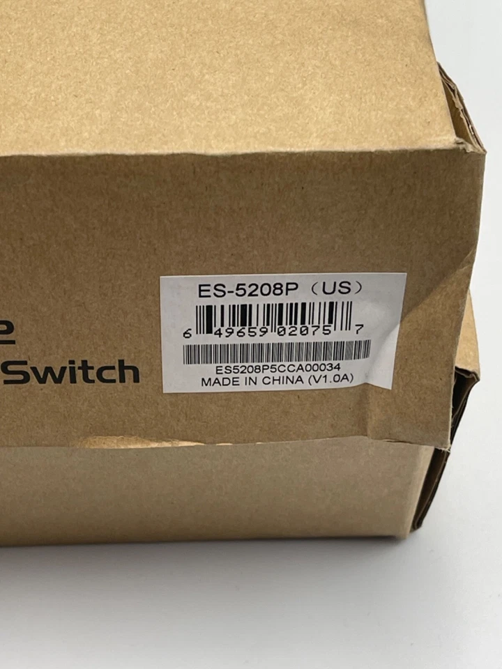 Edimax ES-5208P  8-Port Fast Ethernet PoE+ with 2 Gigabit Combo Ports Web - Image 4 of 4