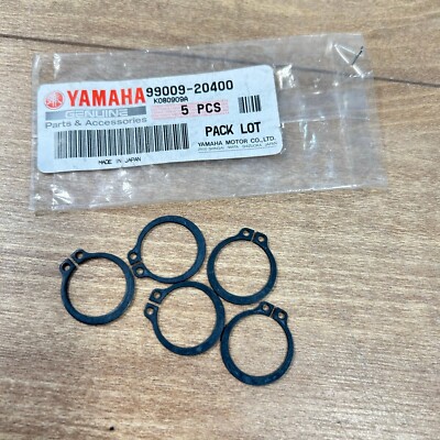 YAMAHA OEM NOS CIRCLIP 5-PACK / 99009-20400 / AT1 AT2 DT175 BW300 R5 RD350