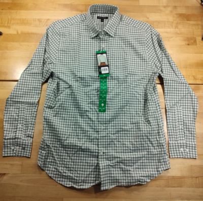Banana Republic Mens Non-Iron Dress Shirt Slim Fit Wrinkle Free 18.5 x36.5 Green | eBay Banana Republic Mens Non-Iron Dress Shirt Slim Fit Wrinkle Free 18.5 x36.5 Green | eBay