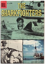 The Sharkfighters 1957 Dell Four Comic  Comic #762 Victor Mature John Busceme 