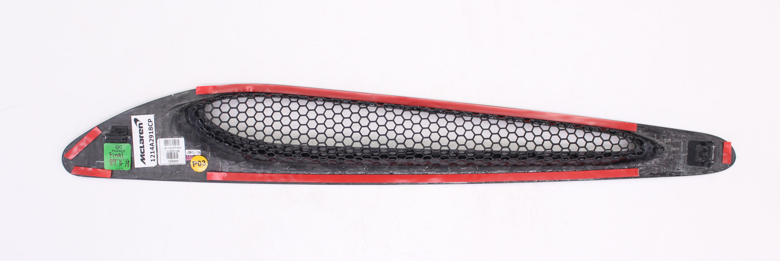 McLaren Duct Bonnet Assembly Left Side Part Number - 1214A2918CPCFG