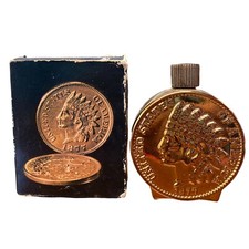 Avon Bravo Aftershave Coin 1877 Indian Penny ...