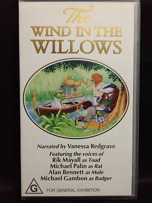 THE WIND IN THE WILLOWS ~ NARRATED by VANESSA REDGRAVE ~ PAL VHS VIDEO ...