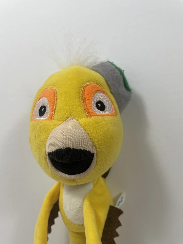 "Muñeco de peluche Rio 2 Nico 9"" amarillo canario pájaro juguete sombrero raro de colección" Foto 4 de 4