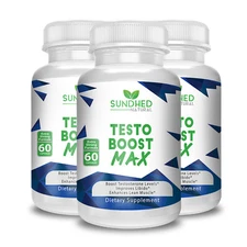 Sundhed Natural Testo Boost Max (3-Months) - Natural Testosterone Booster