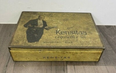 Kensitas Zigarettendose Standard 100 Größe Selten Stash Box Geschenk Authentisch Vintage 