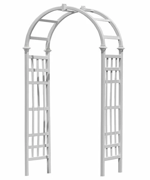 Árbol tradicional Atenas Edén de tema griego clásico, blanco, 80" H Foto 2 de 3