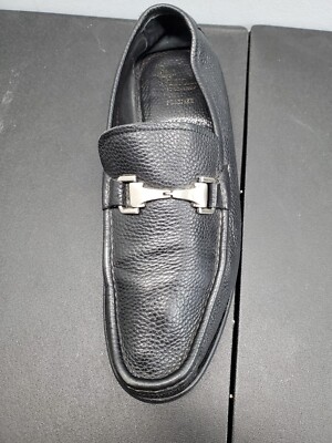 Allen Edmonds Firenze Loafers Mens Size 10.5 Black Pebbled  display picture 3