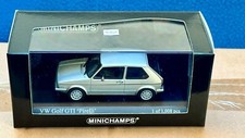 VW Volkswagen Golf 1 GTI Pirelli - 1:43 - Minichamps - argento - IMBALLO ORIGINALE - 403 055173