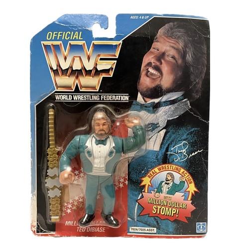 Ted DiBiase Million Dollar Man 1990 Hasbro WWF Vin...