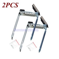 2x DXD9H For DELL G14 R640 R740 SAS SATA 2.5" SFF Hard Drive Tray Caddy Bracket