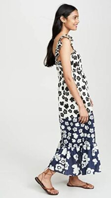 apiece apart silves tank dress Apiece Apart Silves Dress S 4 Women's Casual Floral Printed Sleeveless NWD  38844