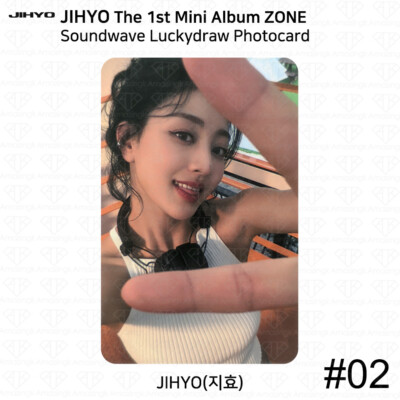 ジヒョ トレカ zone everline ラキドロ luckydraw JIHYO 