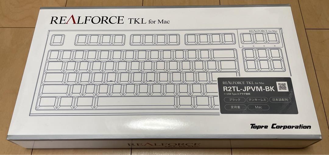 REALFORCE TKL for Mac R2TL-JPVM-BK ブラック 東プレ REALFORCE TKL