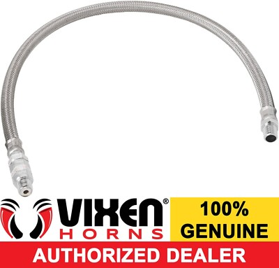 316L Stainless Steel Convoluted (FL) Hose, 1/4 In., 321 Stainless Steel Braid, 1/4 In. Tube Adapters, 24 In. (61.0 Cm) Length | Swagelok