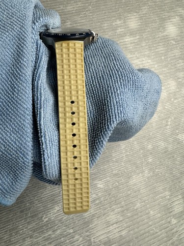 D&G Dolce & Gabbana Juan Chr DW0417 Blue Bezel Silver Dial Silicone Strap WATCH - Picture 7 of 18