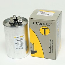 TitanPro TRCFD403 HVAC Round Dual Motor Run Capacitor 40/3 MFD/UF440/370 Volts