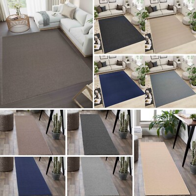 Niederflor Teppiche groß - kleine Teppiche Flurläufer Teppich Wohnzimmer Weich Vorleger