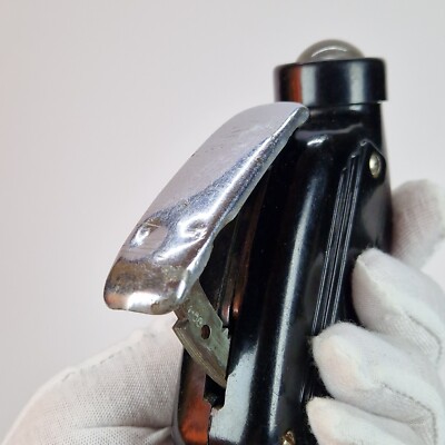 1950s Rare Vintage Soviet Flashlight ZIP Zhuchok Dynamo Hand Lamp