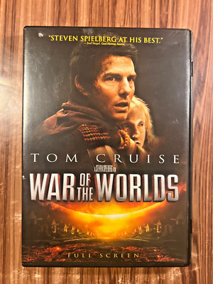 War of the Worlds DVD Full Screen Movie 2005 Tom Cruise Dakota