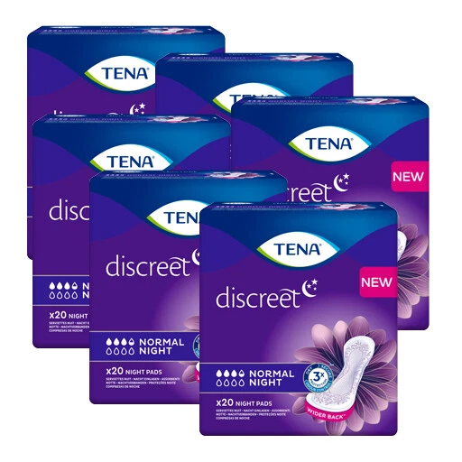 TENA Discreet Normal Night (6x20 Stk) - für die Nacht