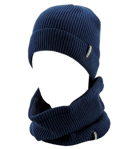 CHARRO Cappello Zuccotto Invernale + Scaldacollo BLU Uomo Donna INTERNO PILE  | eBay