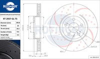 Rotinger 2X Bremsscheibe Vorne Ø284 Mm FüR Fiat Tipo SchräGheck 356_ 1.4 1.6 D