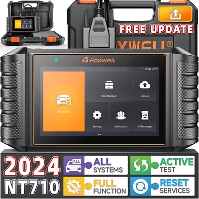 All-System Auto Diagnose Code Scanner Werkzeug Motor SRS DPF ABS Entlüftung + NT710 PRO