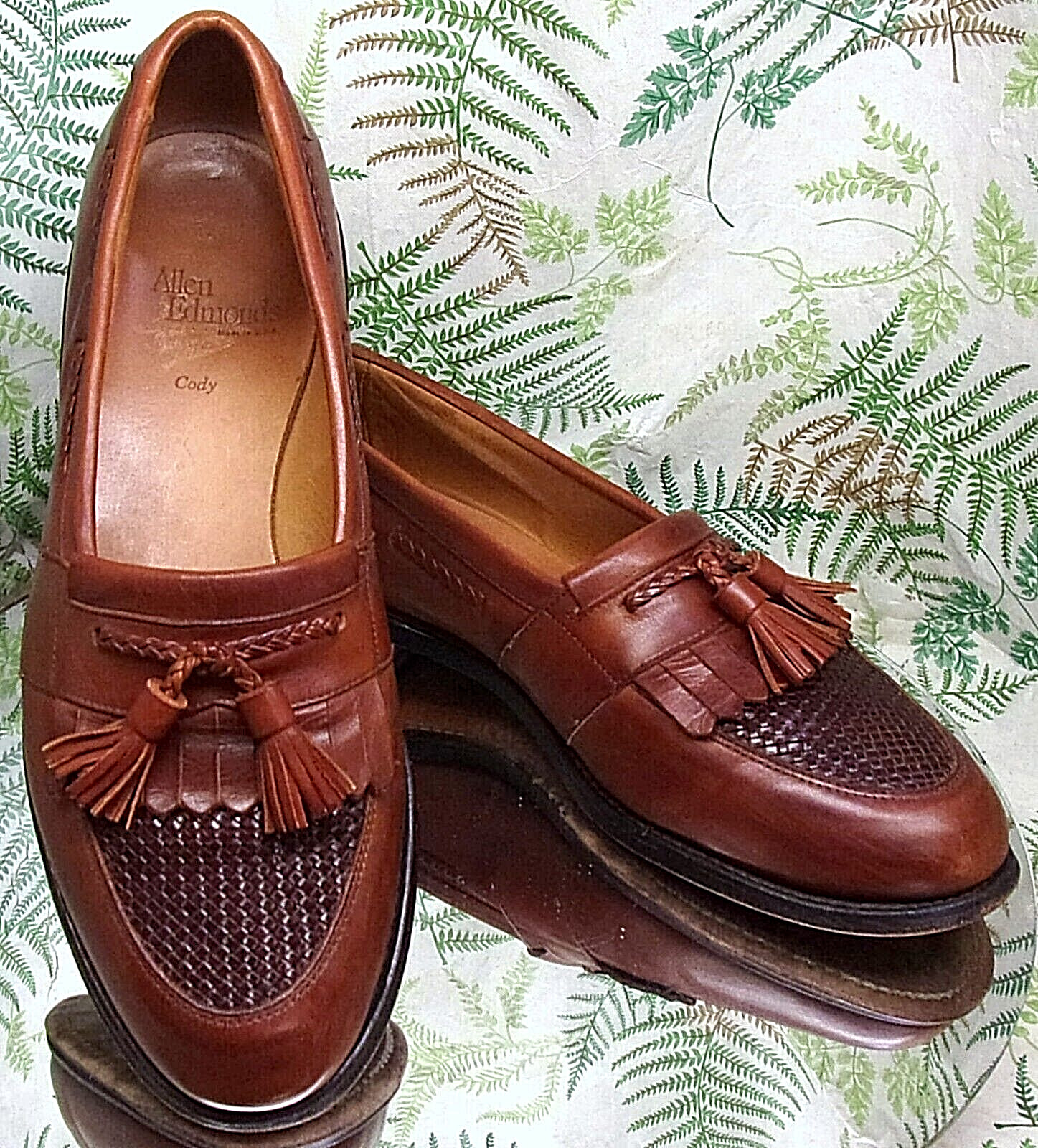 ALLEN EDMONDS CODY BROWN LEATHER 
