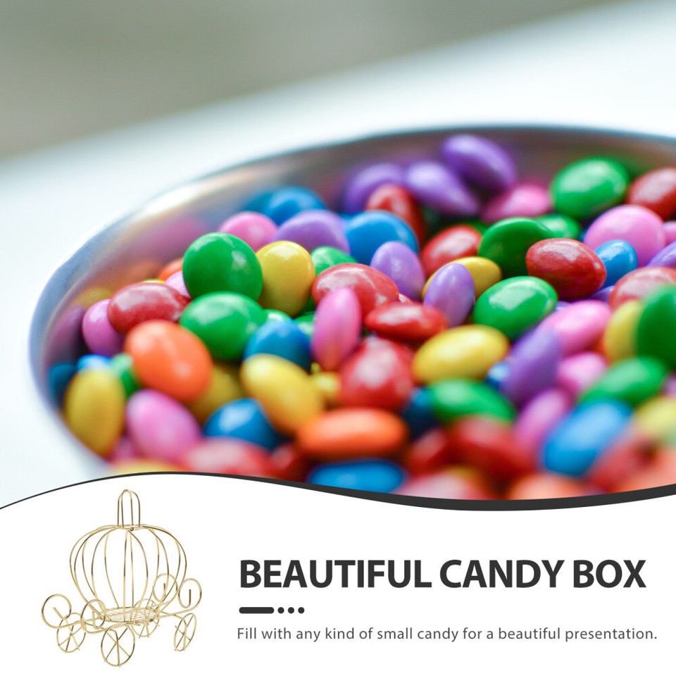 Pumpkin Cart Metal Candy Box Wagon Dessert Toy Jewelry Boxes eBay