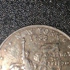 2001-D New York State Quarter mint die errors making it gold and black and gray  — photo 3