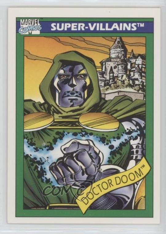 1990 Impel Marvel Universe Super-Villains Doctor Doom #60 08xh