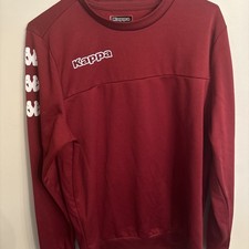 MENS Kappa Maroon Pullover Soccer Size Medium